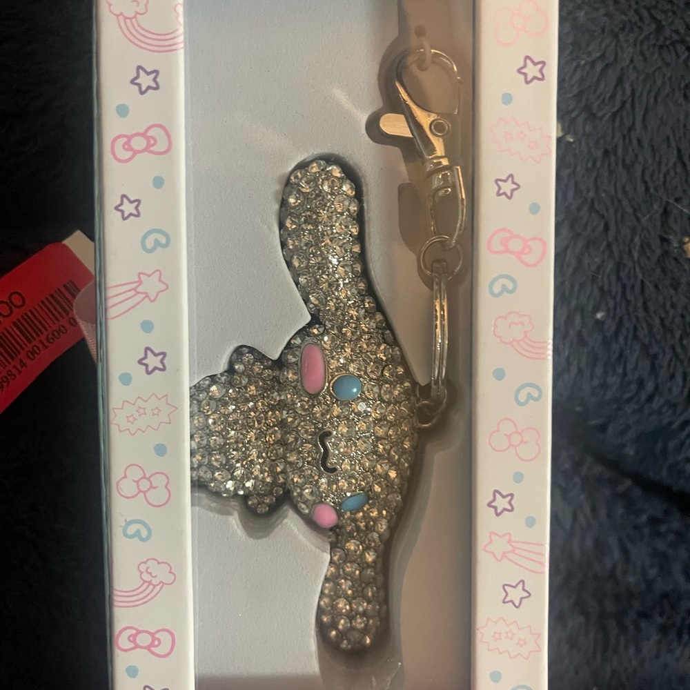 Crystal Embellished Keychain